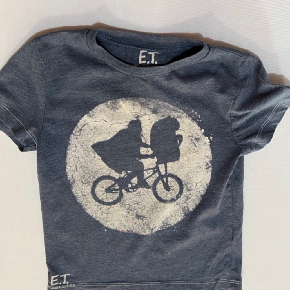 E.T. Youth Shirt Bike Moon 3-4 Yrs Toddler